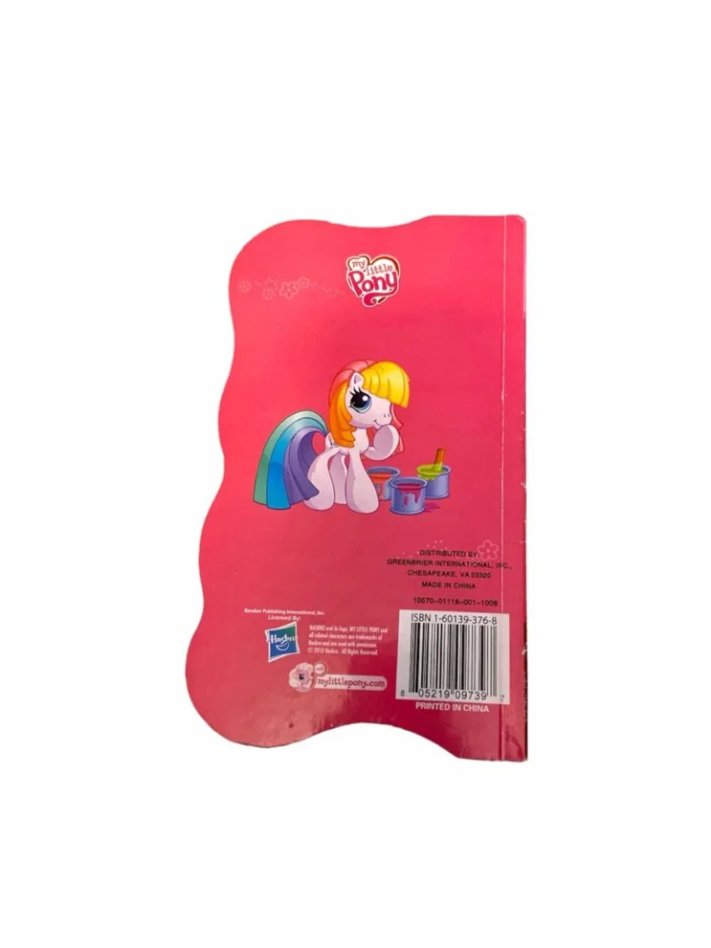 Vintage My Little Pony Toola-Roola Paints a Picture Board Book Hasbro Kids